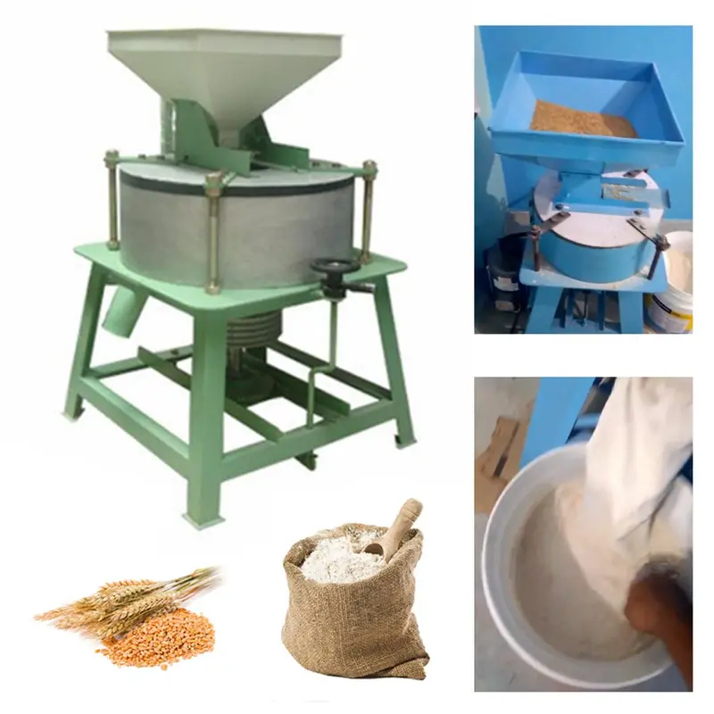 Commercial 30" (760 mm) Horizontal Bolt Type Flour Mill/Atta Chakki 300kg/hr, Without Motor